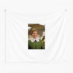 Elf Film The World Is A Sleigh Ride Elf Film Tapestries