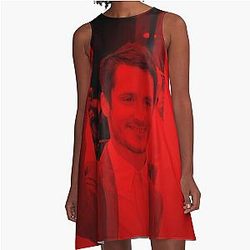 Elijah Wood Celebrity A-Line Dress