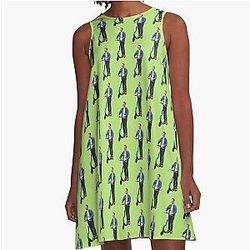 Elijah Wood On A-Line Dress