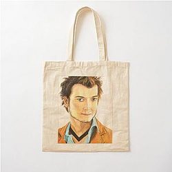 Elijah Wood Portrait Cotton Tote Bag