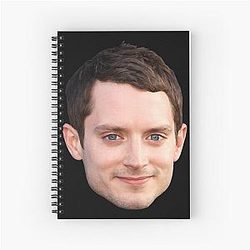 Elijah Wood Spiral Notebook