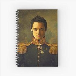 Elijah Wood Spiral Notebook