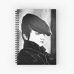 Elijah Wood Leather Pencil Drawing Notebook