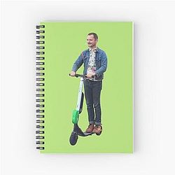 Elijah Wood On Spiral Notebook
