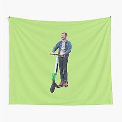 Elijah Wood on Scooter Tapestry