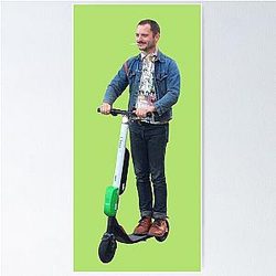 Elijah Wood On Scooter