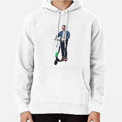 Elijah Wood on Scooter Pullover Hooodie
