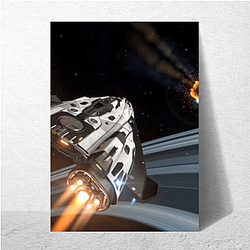 Elite Dangerous is a 1:1 scale recreation of the Milky Way Elite Dangerous Posters