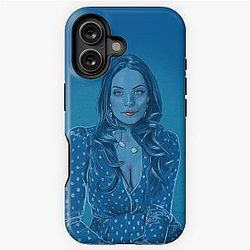 Elizabeth Gillies Rhapsody in Blue iPhone Case