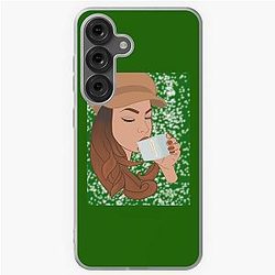 Elizabeth Gillies Coffee Samsung Galaxy Soft Case