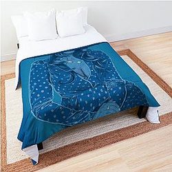 Elizabeth Gillies Rhapsody in Blue Comforter