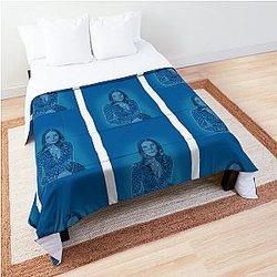 Elizabeth Gillies - Rhapsody Blue Graphic Comforter