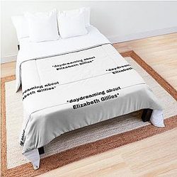Elizabeth Gillies Comforter