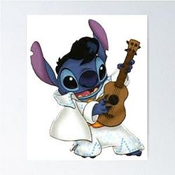 Elvis stitch Poster RB0712