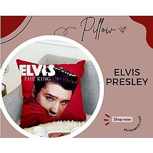 Elvis Throw Pillow