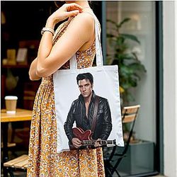 Elvis Presley - The King of Rock and Roll Elvis Drawstring Bag