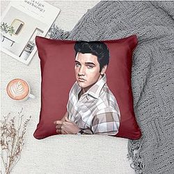 Elvis Presley - Groundbreaking Memphis Musician Elvis Throw Pillow