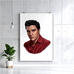 Elvis Presley - Blending Gospel and Blues Elvis Poster