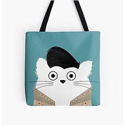 Cat Elvis  All Over Print Tote Bag RB0712