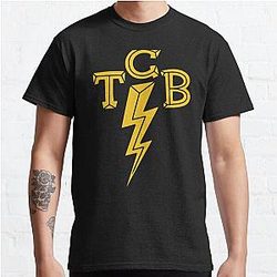 Elvis The King of Rock 'n'roll TCB Clasic Fashion Classic TShirt RB0712