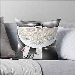 Elvis has left the building Throw Pillow RB0712