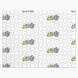 Graffiti Pastel Rainbow Elvis Name Label Jigsaw Puzzle RB0712