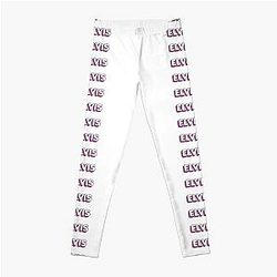 Pink Layers Elvis Name Label Leggings RB0712