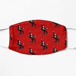 Rock and Roll Jailhouse Elvis Presley Minimalist art Flat Mask RB0712
