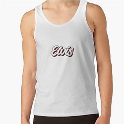 Retro Elvis Name Label Tank Top RB0712