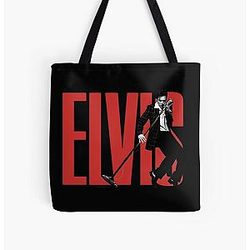 Full Moon In elvis presley All Over Print Tote Bag