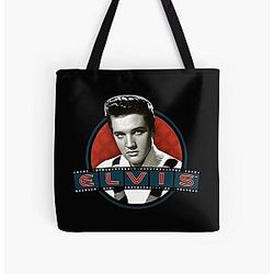 Bright Moon elvis presley All Over Print Tote Bag