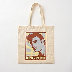 aesthetic bed room elvis presley Cotton Tote Bag