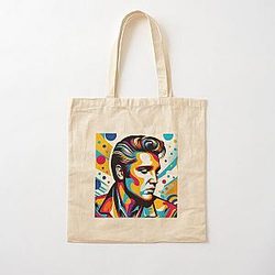 Elvis Presley Pop Art Cotton Tote Bag