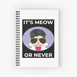 Elvis Presley Elvis Presley Cat  Spiral Notebook