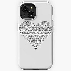 Elvis Presley Can't Help Falling In Love   iPhone Tough Case