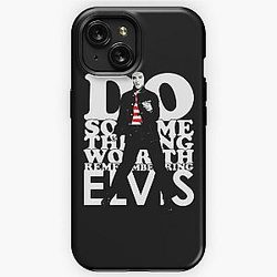 Cute Asian Woman elvis presley iPhone Tough Case