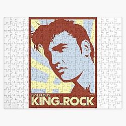 aesthetic bed room elvis presley Jigsaw Puzzle