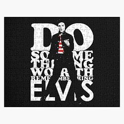 Cute Asian Woman elvis presley Jigsaw Puzzle