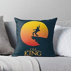 Elvis Presley - The King   Throw Pillow