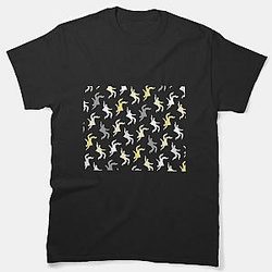 Elvis Presley Elvises Yellow Pattern Classic T-Shirt