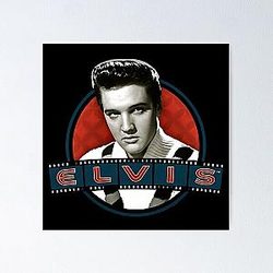 Bright Moon elvis presley Poster