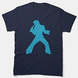 Elvis Presley quote outline Classic T-Shirt