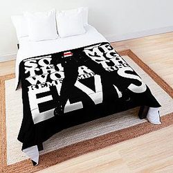 Cute Asian Woman elvis presley Comforter