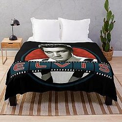 Bright Moon elvis presley Throw Blanket