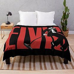 Full Moon In elvis presley Throw Blanket