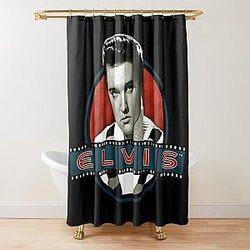 Bright Moon elvis presley Shower Curtain