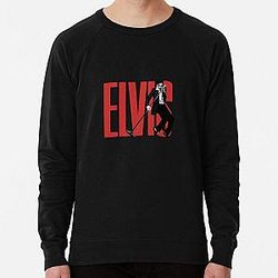 Full Moon In elvis presley Lightweight Sweatshirt