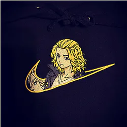 LIMITED TOKYO REVENGERS MANJIRO SANO MIKEY X EMBROIDERED ANIME HOODIE