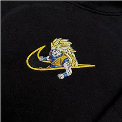 LIMITED SUPER SAIYAN 3 GOKU EMBROIDERED HOODIE