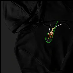 LIMITED ONE PIECE ZORO X RAGE EMBROIDERED ANIME HOODIE